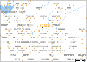 map of Visanza