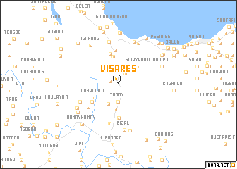 map of Visares