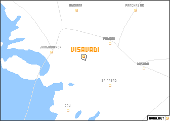 map of Visavādi