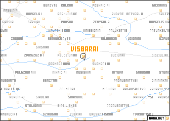 map of Visbarai