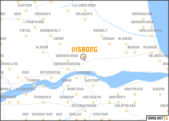 map of Visborg