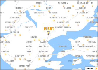 map of Visby