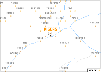 map of Viscas