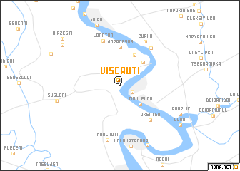 map of Vîşcăuţi