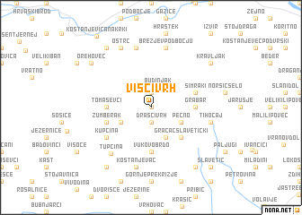 map of Višći Vrh