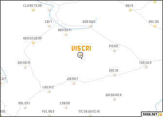 map of Viscri