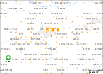 map of Visdonk