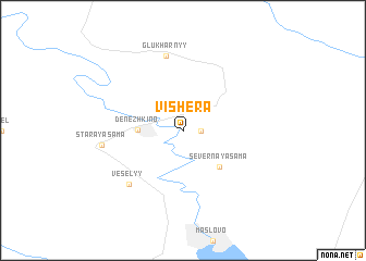 map of Vishera