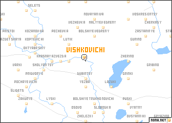 map of Vishkovichi