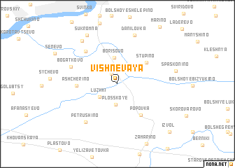 map of Vishnëvaya