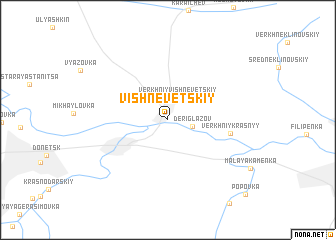 map of Vishnevetskiy