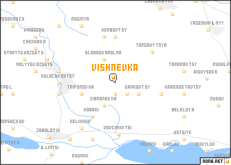 map of Vishnëvka