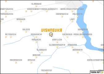 map of Vishnevka