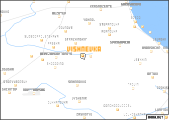 map of Vishnëvka