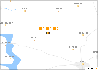 map of Vishnëvka