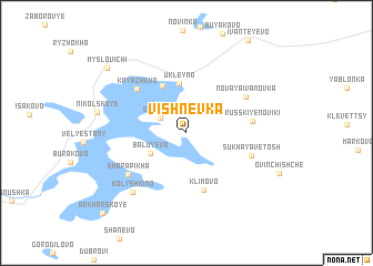 map of Vishnëvka