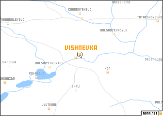 map of Vishnëvka