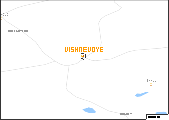 map of Vishnëvoye