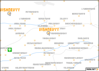 map of Vishnëvyy