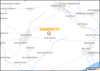 map of Vishnëvyy