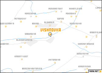 map of Vishnovka