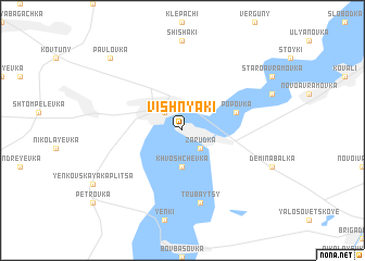 map of Vishnyaki