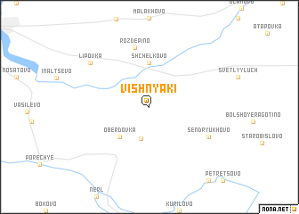 map of Vishnyaki