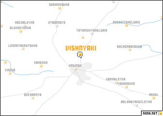 map of Vishnyaki