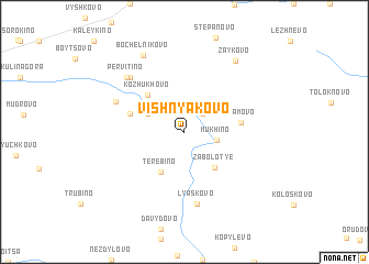 map of Vishnyakovo