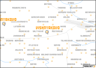 map of Vishnyakovo