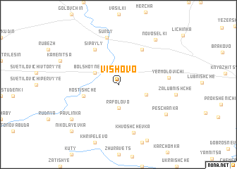 map of Vishovo