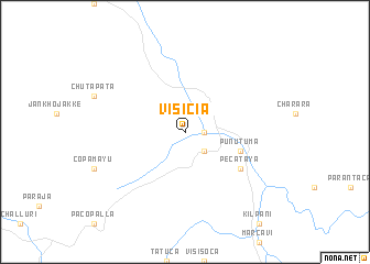 map of Visicia