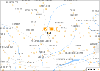 map of Visinale