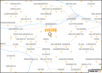 map of Vişina