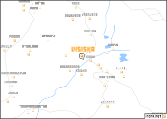 map of Visiska