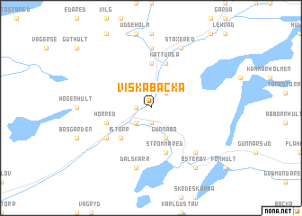 map of Viskabacka