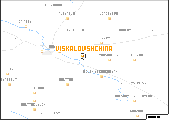map of Viskalovshchina