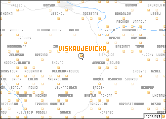 map of Víska u Jevíčka