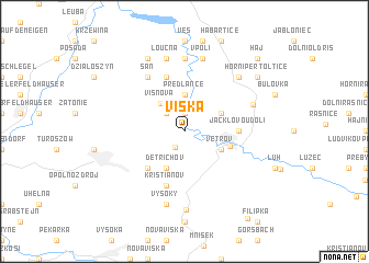 map of Víska