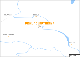 map of Viskunova Vtoraya