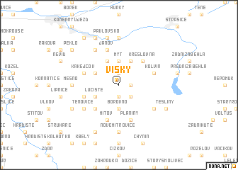 map of Vísky