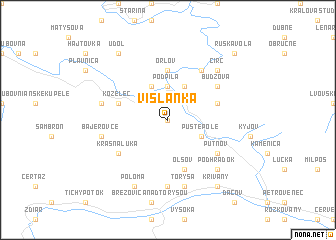 map of Vislanka