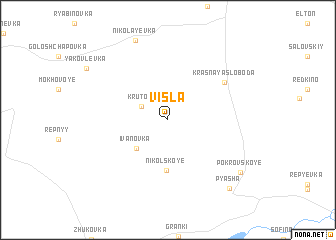 map of Visla