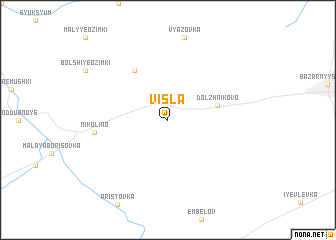 map of Visla