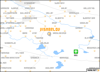 map of Vismarlöv