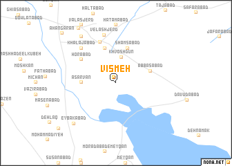 map of Vīsmeh