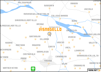 map of Visnadello