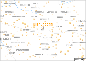 map of Višnja Gora