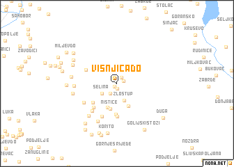 map of Višnjića Do