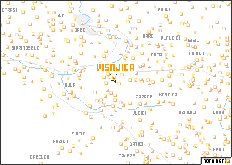 map of Višnjica